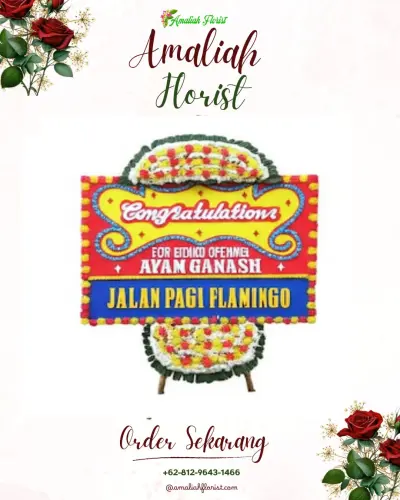 Bunga Papan Congratulation di Mario